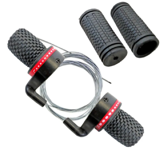 Alavanca de cmbio Grip Shifter 18 e 21 marchas com anel vermelho