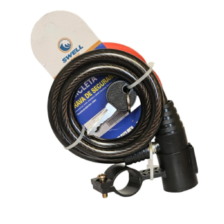 Cadeado corrente Swell espiral 12X1000mm