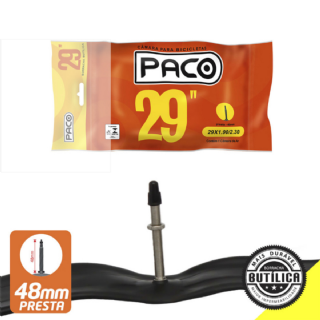 Cmara de Ar aro 29x1.75/2.125 Valv. Presta 48mm Paco