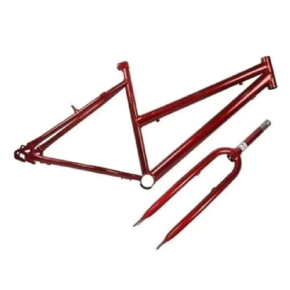 Quadro Aro 26 Ao Carbono MTB Feminino