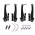 Freio V-Break Orbital em Nylon Preto