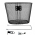 Cesta Tiesto aramada para aro 24 e 26 24x32x23cm preta