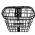 Cesta Tiesto reforada com tampa 34x28x22mm